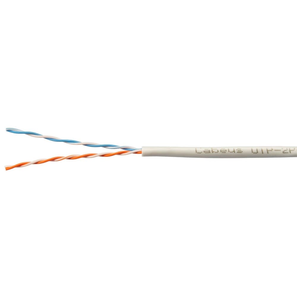 Бухта Cabeus UTP-2P-Cat.5e-SOLID-LSZH-GY-500, 500м