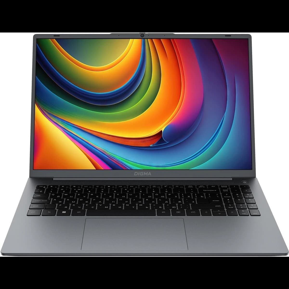 Ноутбук Digma EVE C5805 N100 8Gb SSD256Gb Intel UHD Graphics 16" IPS WUXGA (1920x1200) Windows 11 Pro dk.grey WiFi BT Cam 6000mAh (DN16N1-8CXW01)