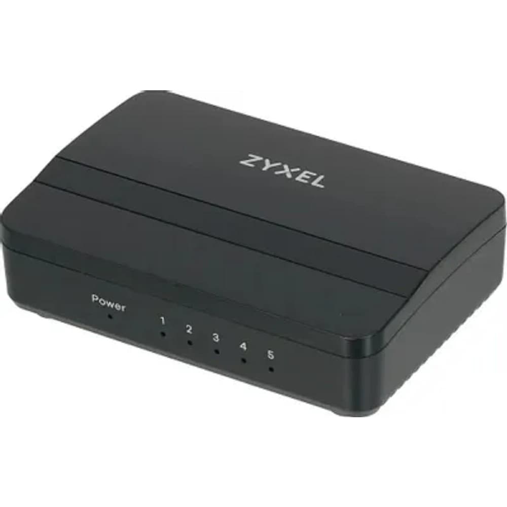 ZYXEL GS-105SV2-EU0101F Коммутатор GS-105S v2, 5 портов 1000 Мбит/с, настольный, c приоритетными портами