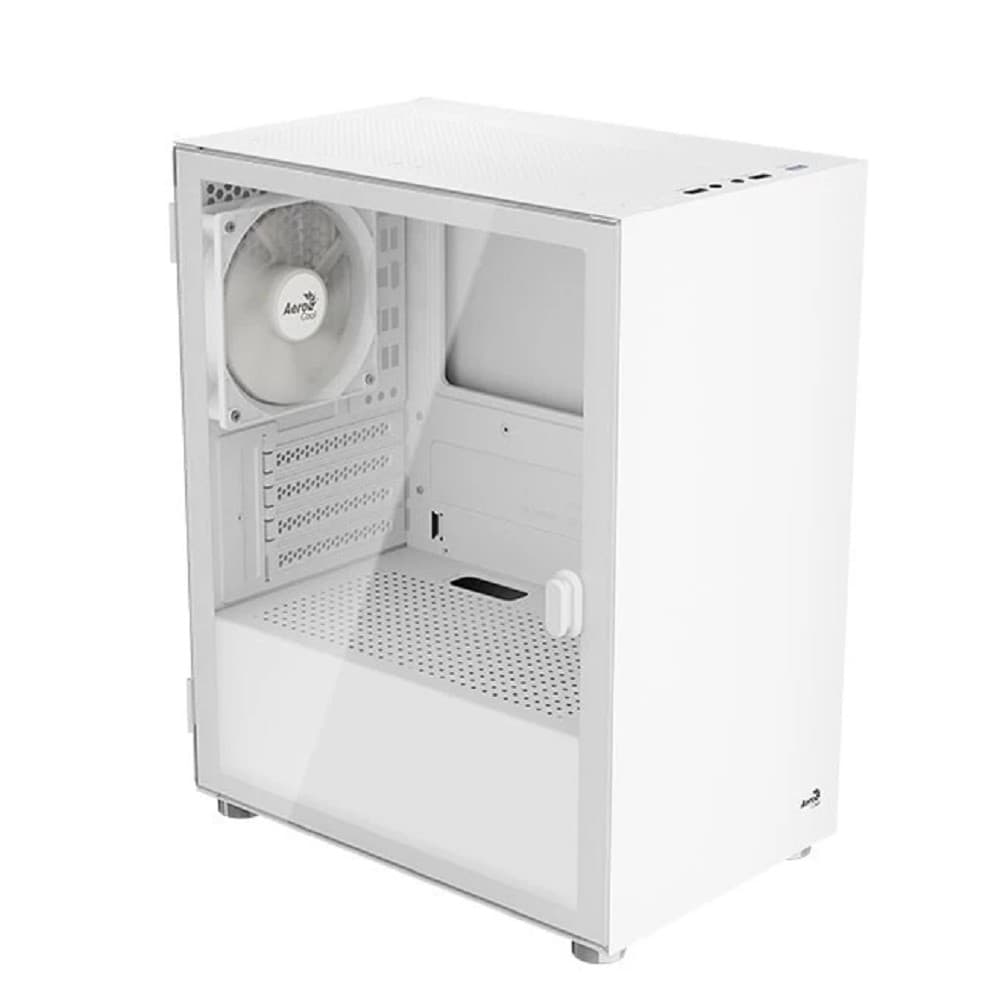 Корпус MiniTower AEROCOOL CS-111-G-WT-V1 (mATX, без БП, USB2.0+USB3.0)