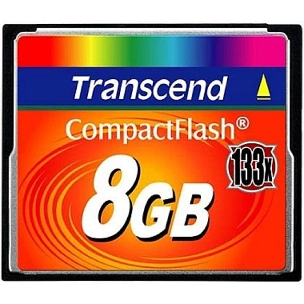 Compact Flash 8Gb Transcend (TS8GCF133) 133-x