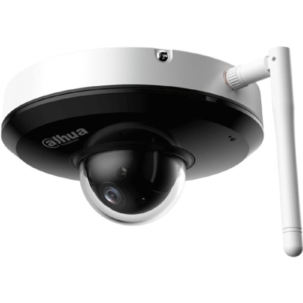 DAHUA DH-SD1A404DB-GNY-W Мини-купольная PTZ IP-видеокамера с Wi-Fi 2.4ГГц 4Мп, 1/2.8” CMOS, моторизованный объектив 2.8~12мм, видеоаналитика, ИК 20м, IP66, IK08, корпус: металл