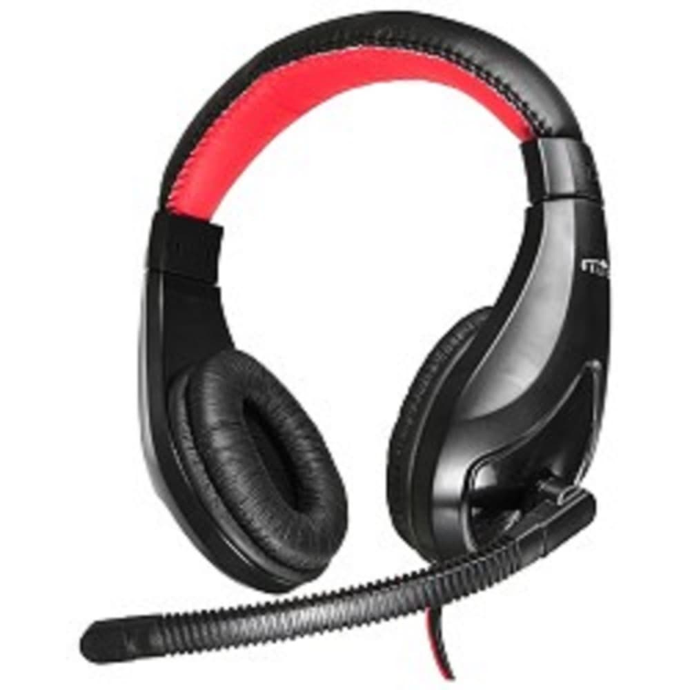 Oklick HS-L100 черный/красный 2м мониторы оголовье 359485