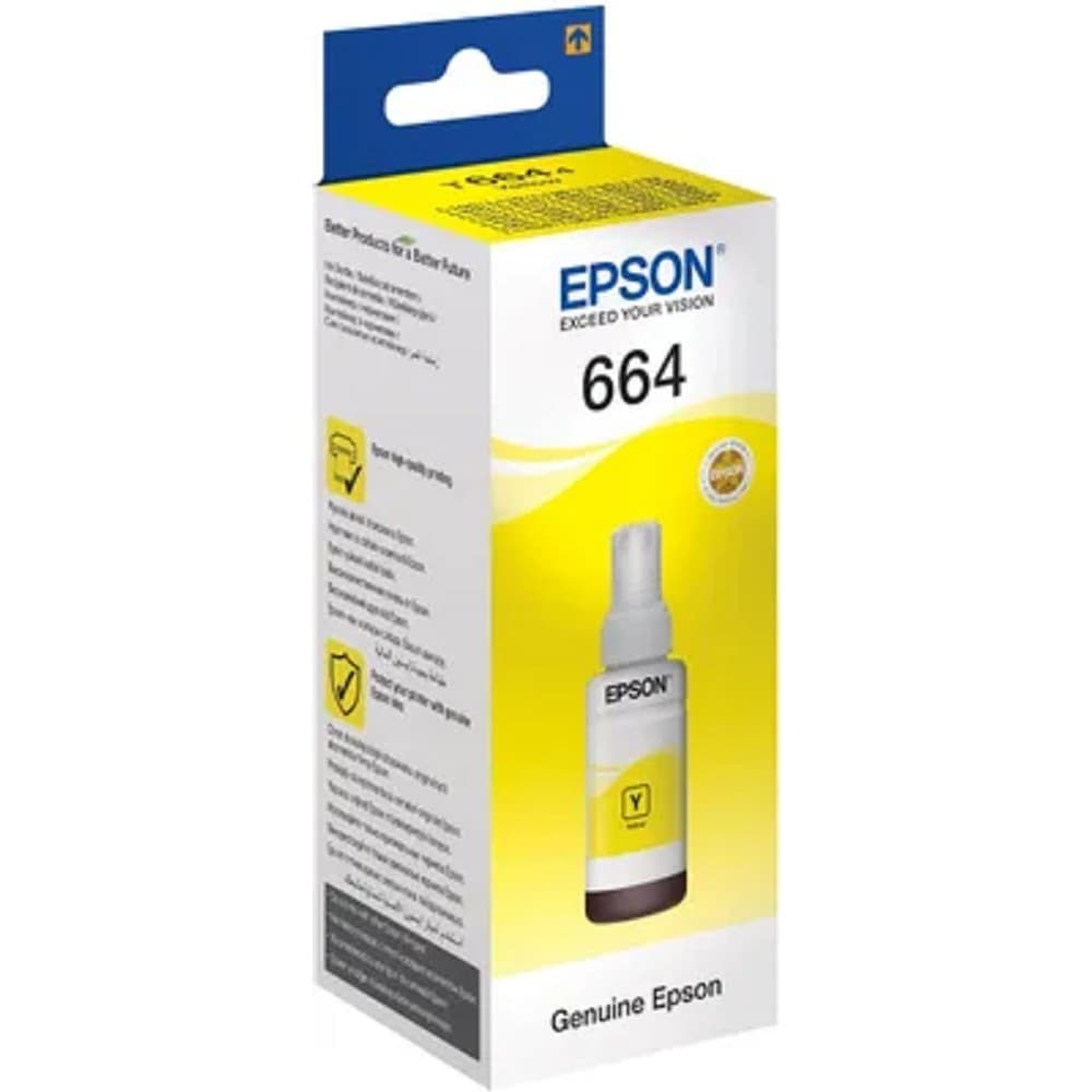 EPSON C13T66444A/C13T664498 Чернила для L100 ( yellow) 70 мл