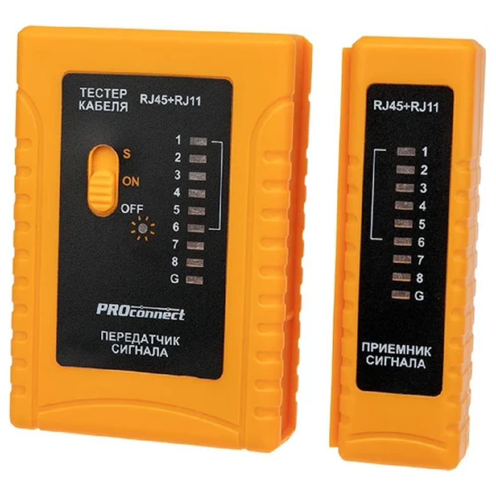 PROconnect (12-1006-4) Тестер кабеля RJ-45+RJ-11 468