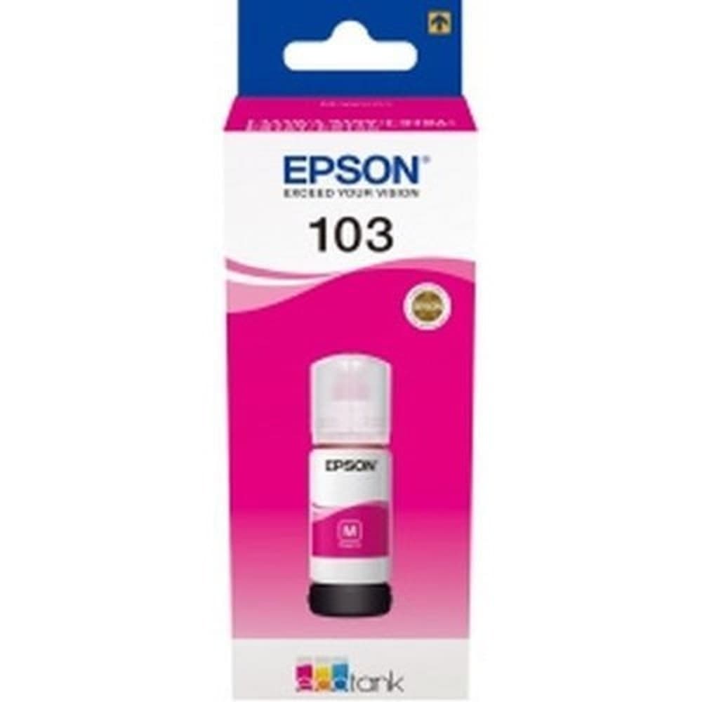 EPSON C13T00S34A Контейнер 103 с пурпурными чернилами для L1110/L3100/3101/3110/3150/3151, 65 мл.