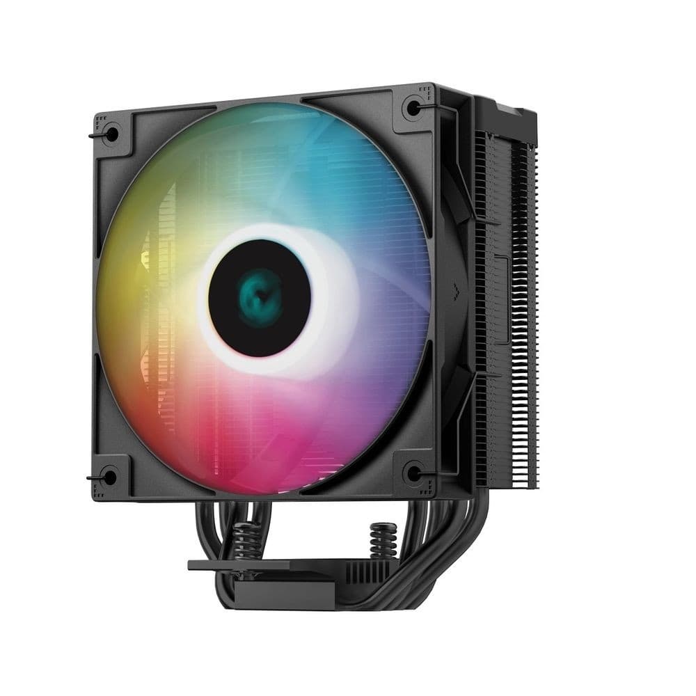Устройство охлаждения(кулер) Deepcool AG400 Digital Bk ARGB Soc-AM5/AM4/1151/1200/1700 черный 4-pin 31.6dB Al+Cu LCD 220W 636gr Ret (R-AG400-BKADMN-G-1)