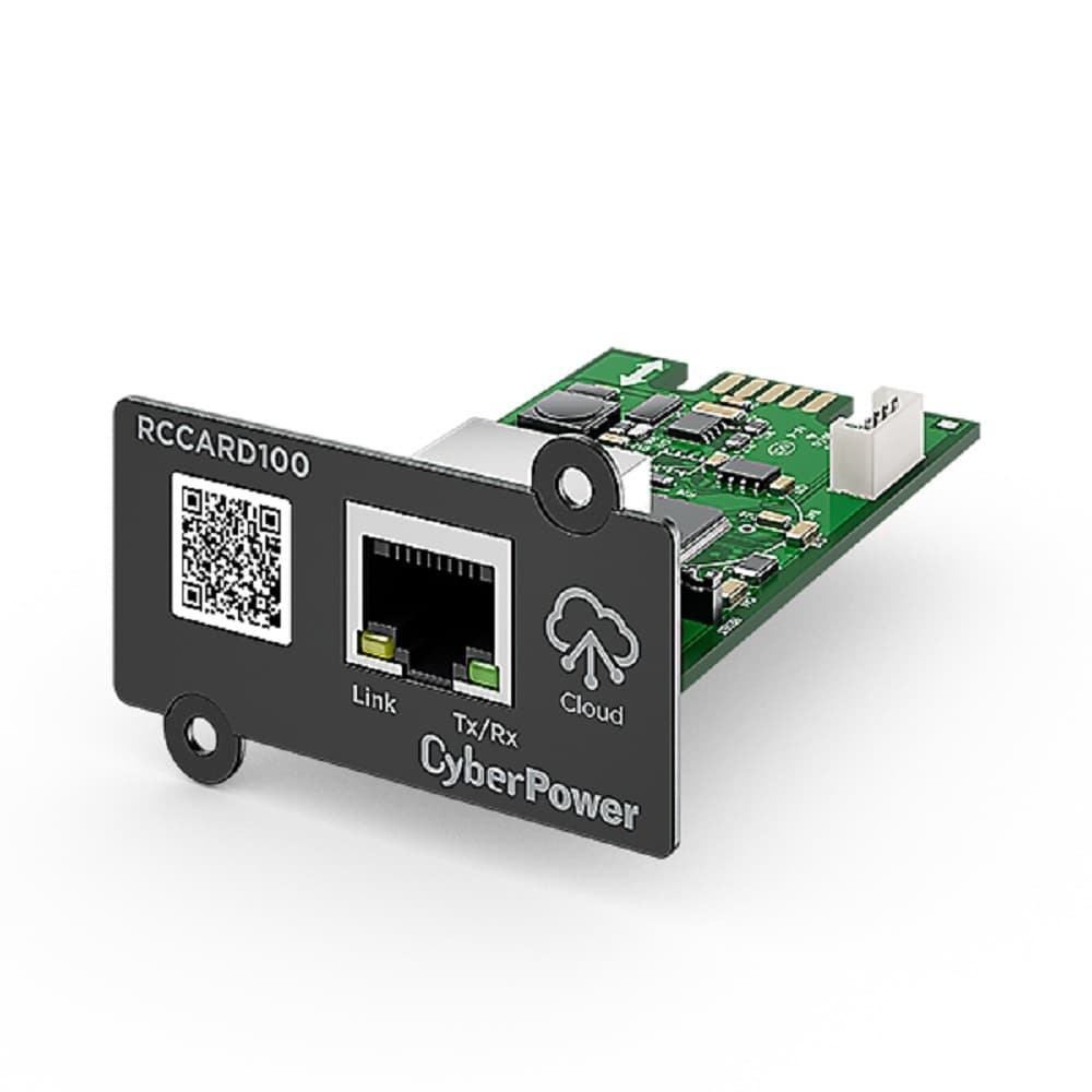 CyberPower RCCARD100 карта облачного мониторинга для 1ф устройств, проводная Ethernet
