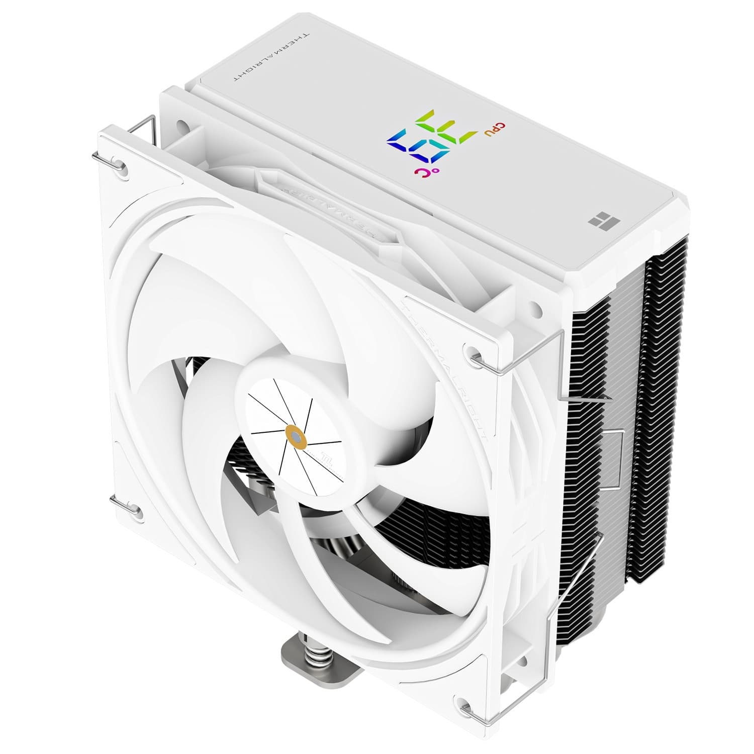 Thermalright Кулер Assassin X 120 R Digital White LGA115X/1200/1700/1851 (120mm PWM Fan, 4 тепл. трубки 6мм) / TRAX120RDW
