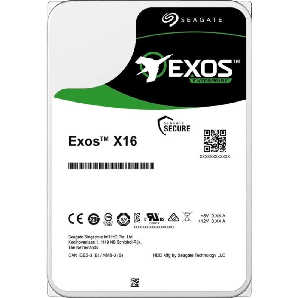12TB Seagate Exos X16 (ST12000NM001G) clean pulled