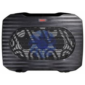BURO Подставка для ноутбука 15.6"357x265x33mm 1xUSB 1x 140mmFAN 345г металлическая сетка/пластик черный (BU-LCP156-B114)