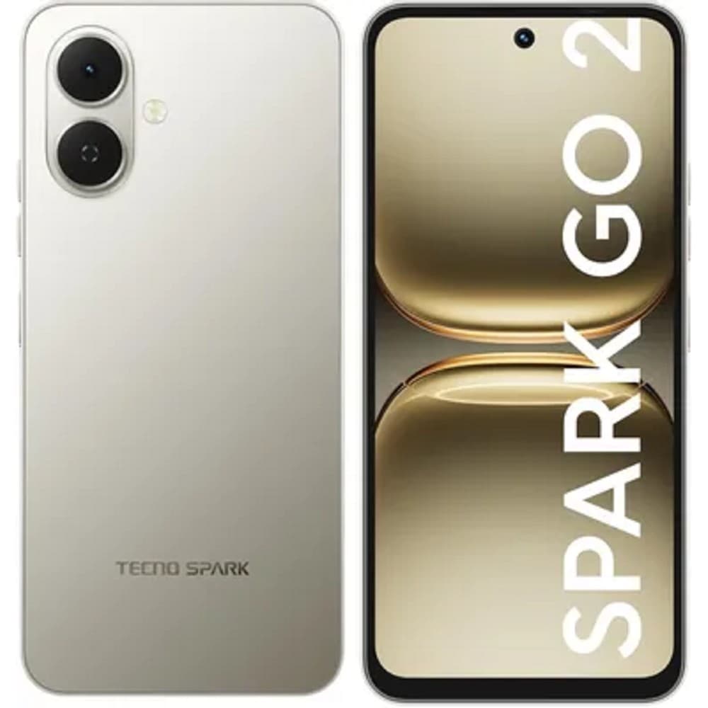 Tecno Spark Go 2 64Gb 3Gb серый моноблок 3G 4G 6.67" 720x1600 Android 14 48Mpix 802.11 a/b/g/n/ac NFC GPS GSM900/1800 Protect