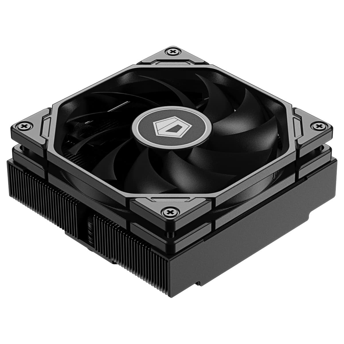 Cooler ID-Cooling IS-47-XT / V2 LGA1700/1200/115X/AM4 низкопрофильный высота 47mm TDP 95W, PWM, 4 тепл.трубки + медная база, FAN 92mm, черный) BOX