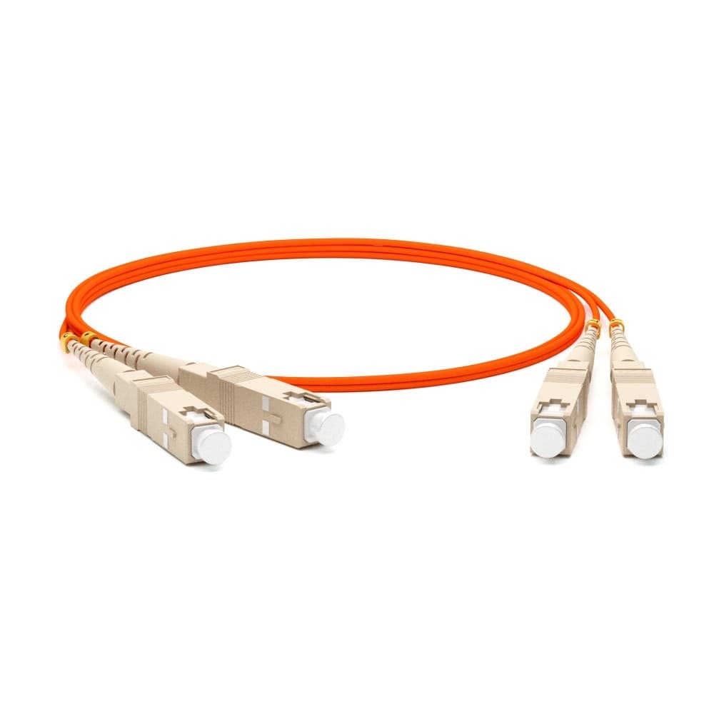 Hyperline FC-D2-50-SC/PR-SC/PR-H-3M-LSZH-OR Патч-корд волоконно-оптический (шнур) MM 50/125, SC-SC, 2.0 мм, duplex, LSZH, 3 м