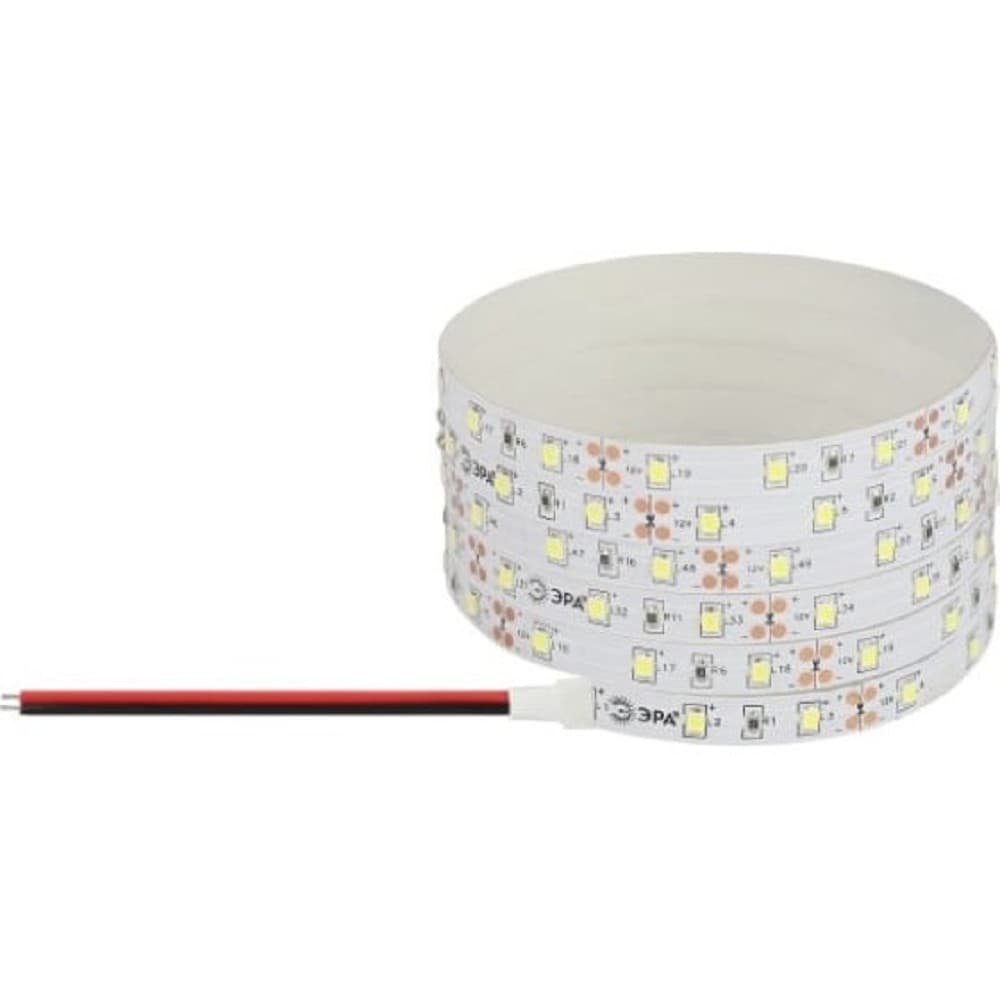 ЭРА Б0059907 Светодиодная лента LS2835 -19,2-240-12-4000K-IP20-1 year-5m дневной белый 5м