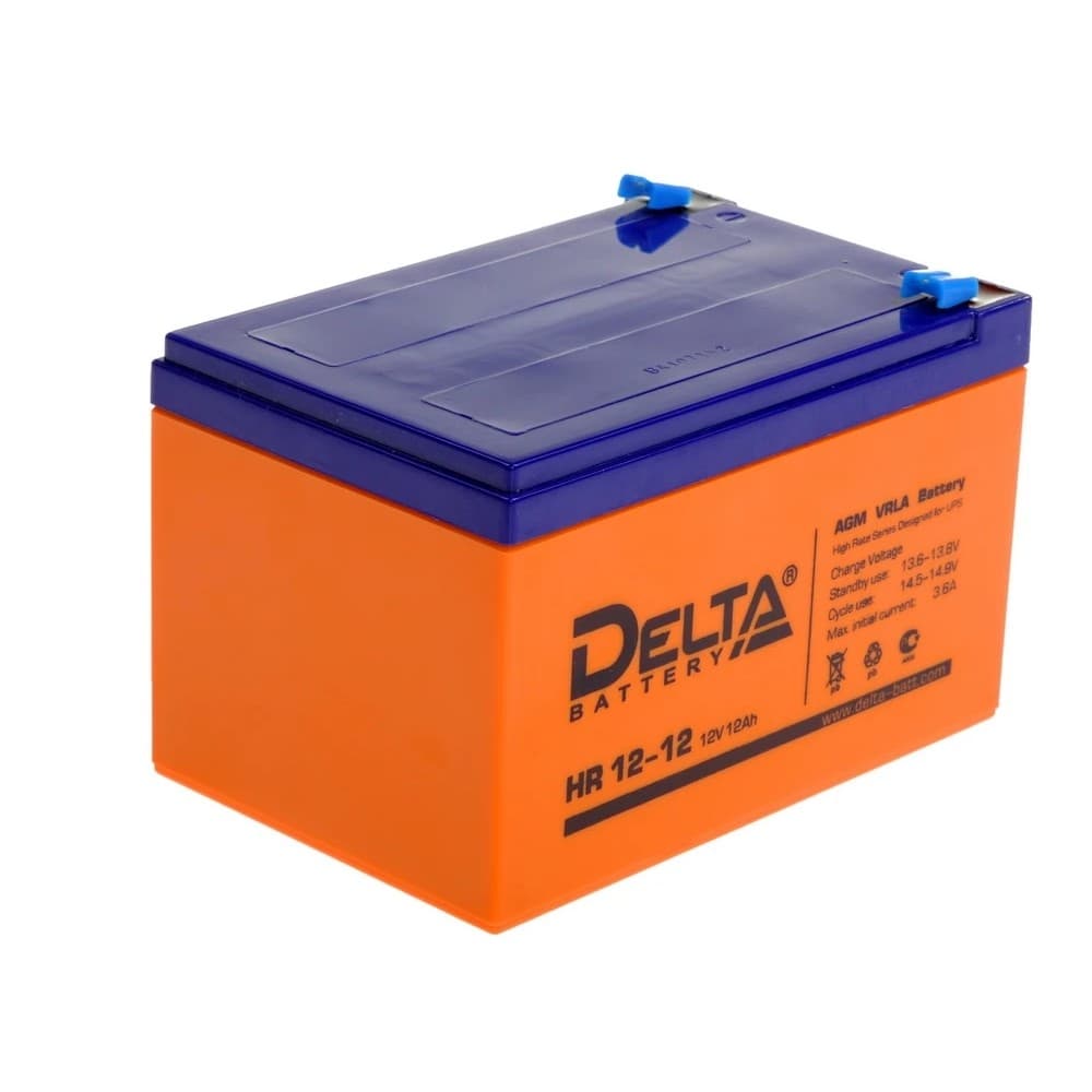 Delta HR 12-12 (12 А\ч, 12В) свинцово- кислотный аккумулятор