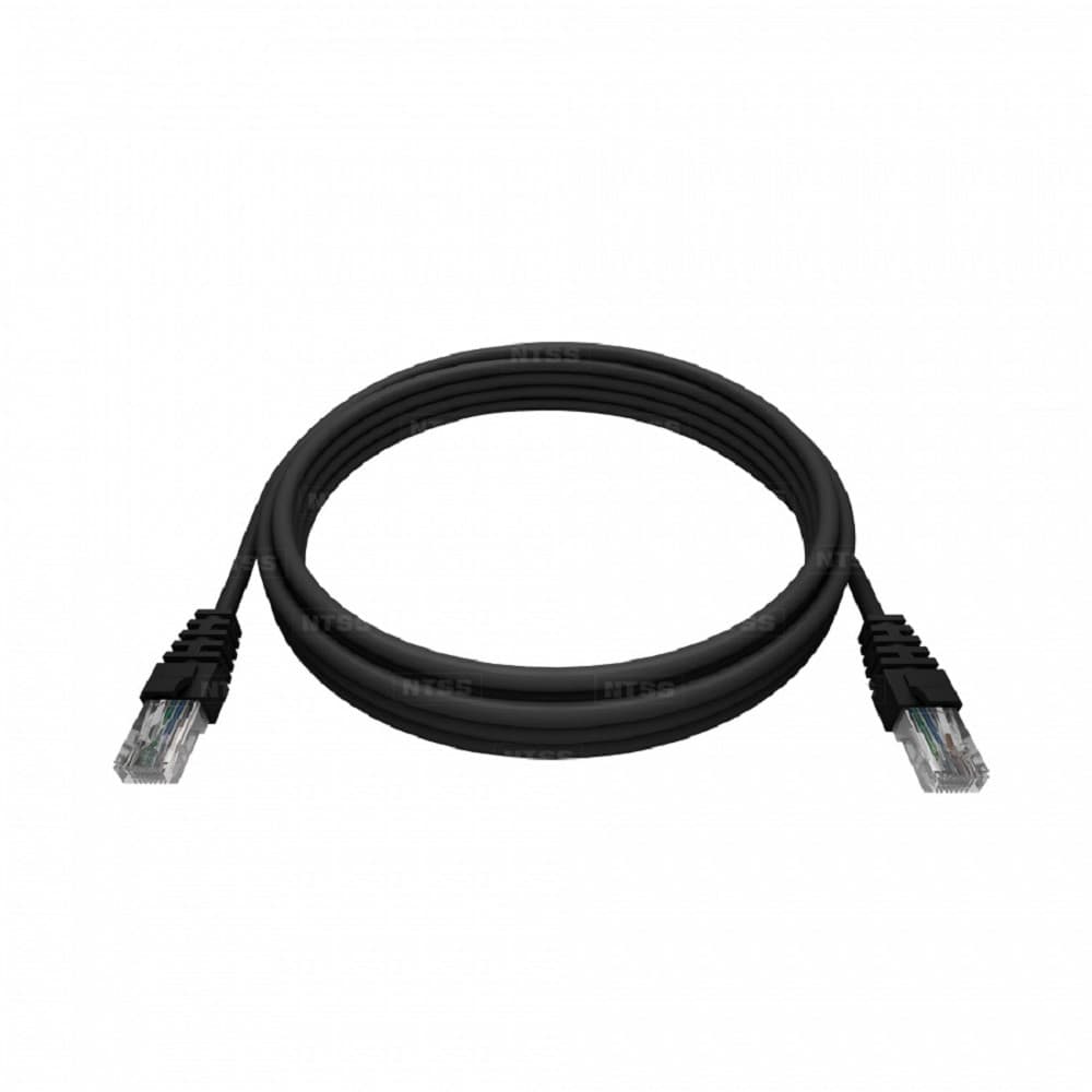 NTSS Патч-корд NTSS RJ45/8P8C, T568B UTP 6 кат. литой, 0.15 метров, LSZH, черный NTSS-PC-UTP-RJ45-6-0.15-LSZH-BL