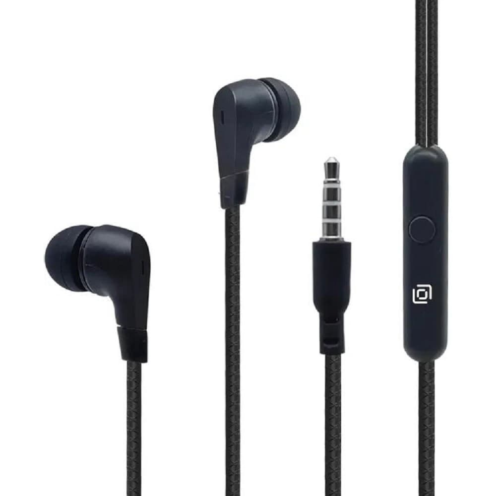 Oklick Гарнитура внутриканальные Оклик HS-S-250 1.2м черный проводные (SS-E161)