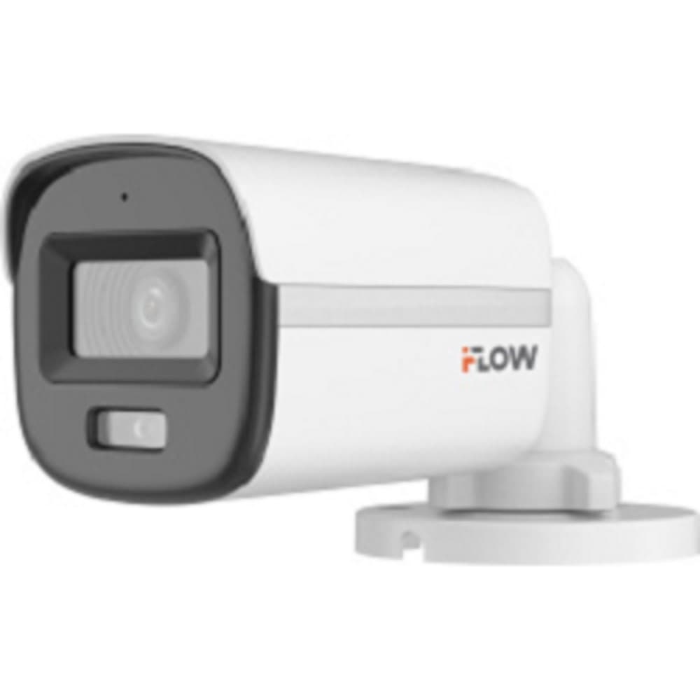 iFLOW F-AC-2126M(2.8mm) Value 2Мп уличная цилиндрическая HD-TVI камера с гибридной подсветкой ИК/LED до 20м, встроенным микрофоном (AoC) и технологией BrightVu