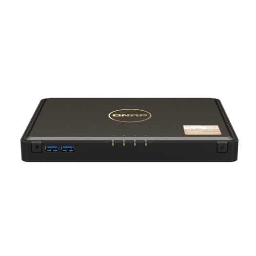 Сетевое хранилище без дисков/ SMB QNAP TBS-464-8G NAS 4-bay M.2 NVMe, Intel Celeron N5105 4-core/4-thread 2.0-2.9 GHz, 8 GB DDR4, 2 x 2.5 GbE, 2xUSB 3.2 Gen 1 port, 3xUSB 2.0 port, 2xHDMI Output