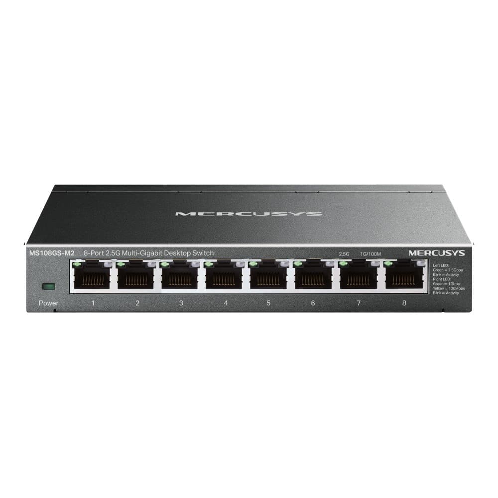 Mercusys MS108GS-M2 Настольный коммутатор с 8 портами 2,5 Гбит/с