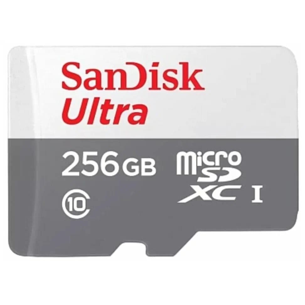 Micro SecureDigital 256GB SanDisk Ultra microSDXC class 10 UHS-1 (SDSQUNR-256G-GN3MN)