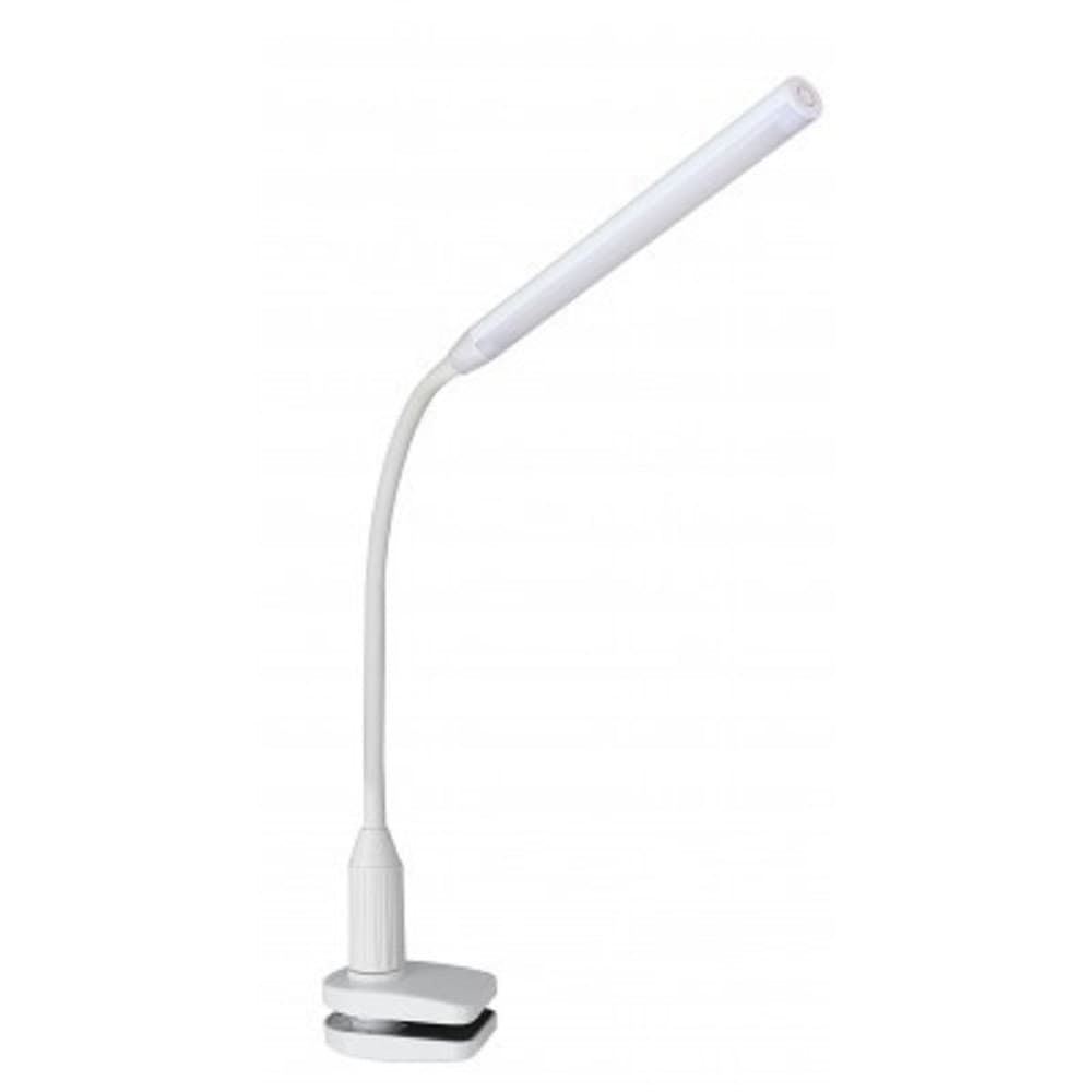Camelion KD-793 C01 белый LED ((Свет-к настол.,6 Вт,зажим-струбцина,230В,сенс.вкл-е,4 ур.ярк,4000К)