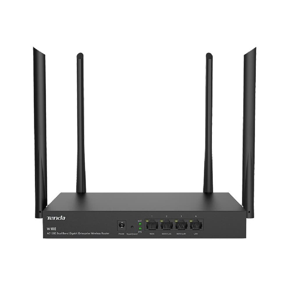 TENDA W18E AC1200 Двухдиапазонный гигабитный Wi-Fi Роутер
