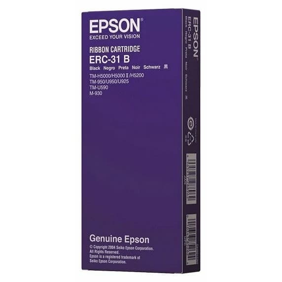 EPSON ERC-31 Ribbon Cartridge for TM-U590/930/950/TM-H5000 ERC31B