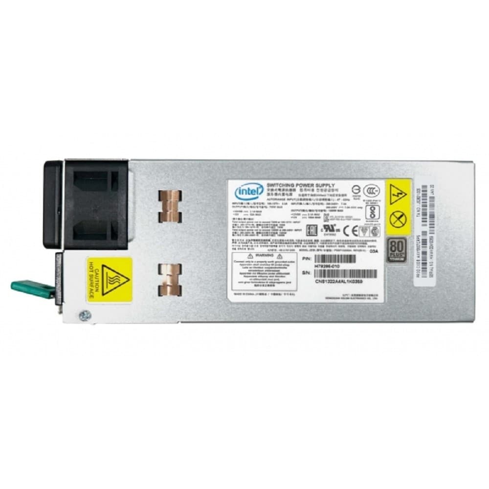 Intel PSSF132202A Common Redundant Power Supply AXX1300TCRPS Single (Clean Pulled)
