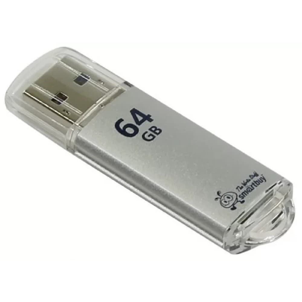 Smartbuy USB Drive 64GB V-Cut Silver (SB64GBVC-S3) UFD 3.0/3.1