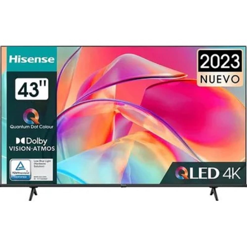 Hisense 43" 43E7KQ Frameless черный 4K Ultra HD 60Hz DVB-T DVB-T2 DVB-C DVB-S DVB-S2 USB WiFi Smart TV (RUS)