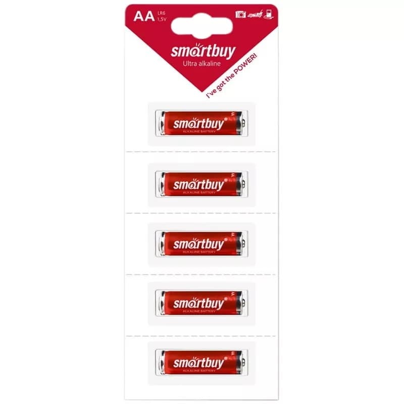 Smartbuy LR6/5B strip (60/600) (SBBA-2A05B) (5шт. в уп-ке)