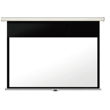 LUMIEN Master Picture CSR LMP-100105CSR Настенный экран 169x176 см (раб.область 96х170 см) (77") Matte White, механизм плавного возврата, возможность потолочн./настенного крепления (белый корпус)4:3