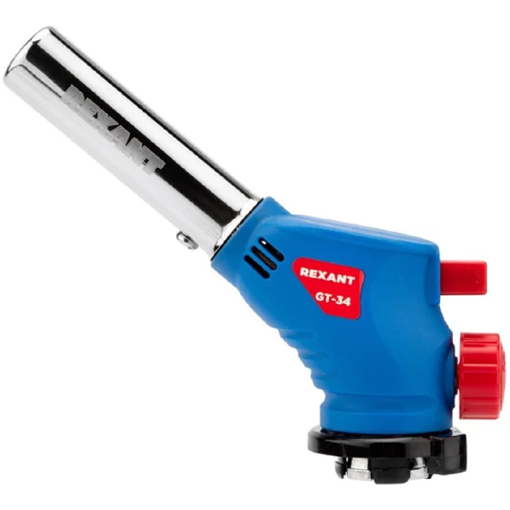 Rexant (12-0034) Газовая горелка-насадка GT-34 360° с пьезоподжигом