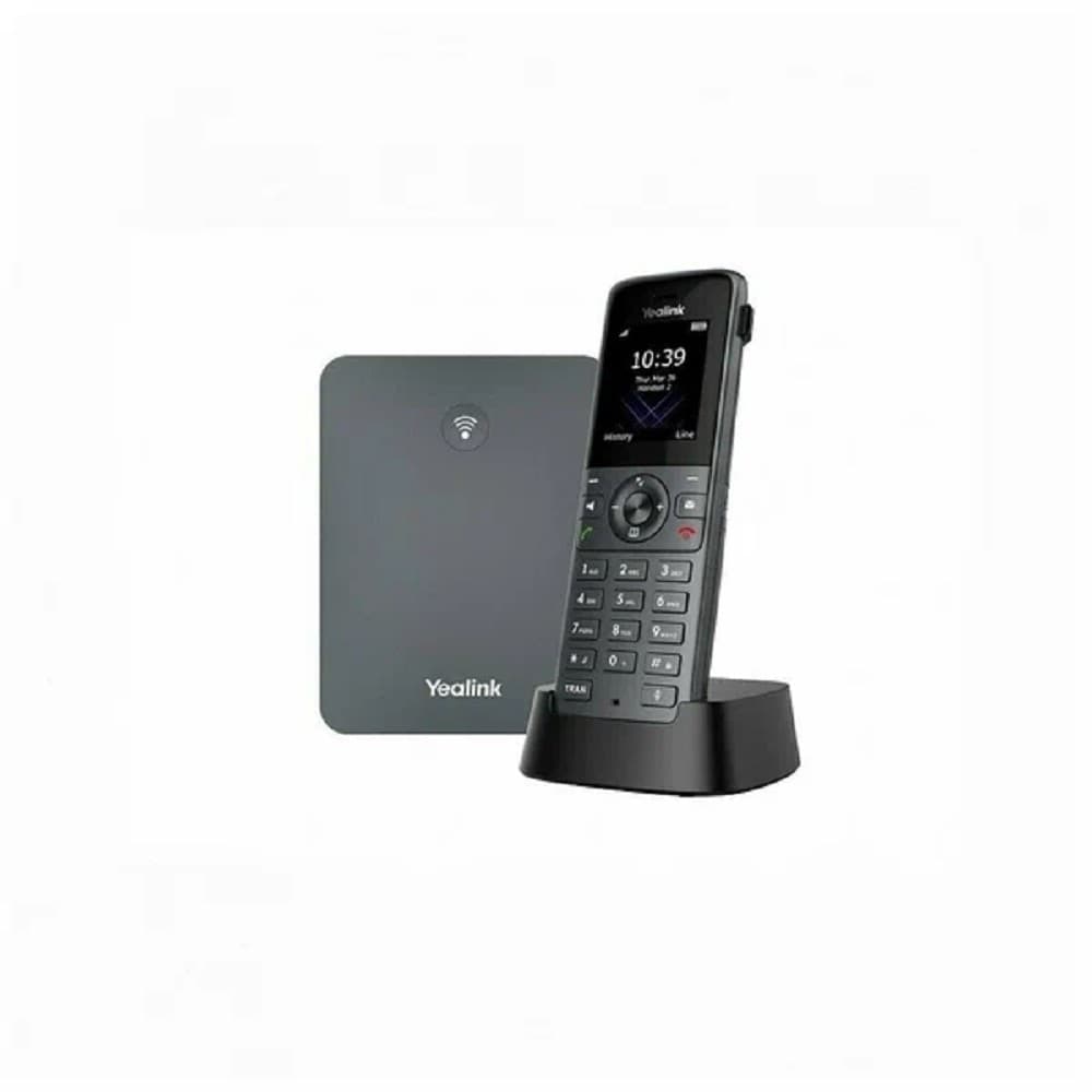YEALINK W73P DECT-трубка (база W70B + трубка W73H) до 10 SIP - аккаунтов, до 10 трубок на базу, до 20 одноврем. Вызовов