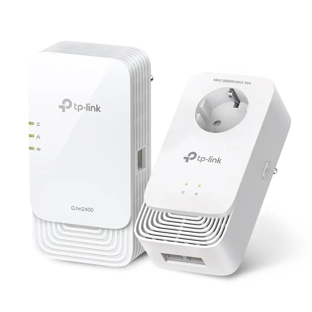 TP-Link PGW2440 KIT G.hn2400 Комплект гигабитных Powerline-адаптеров с AX1800 Wi-Fi 6