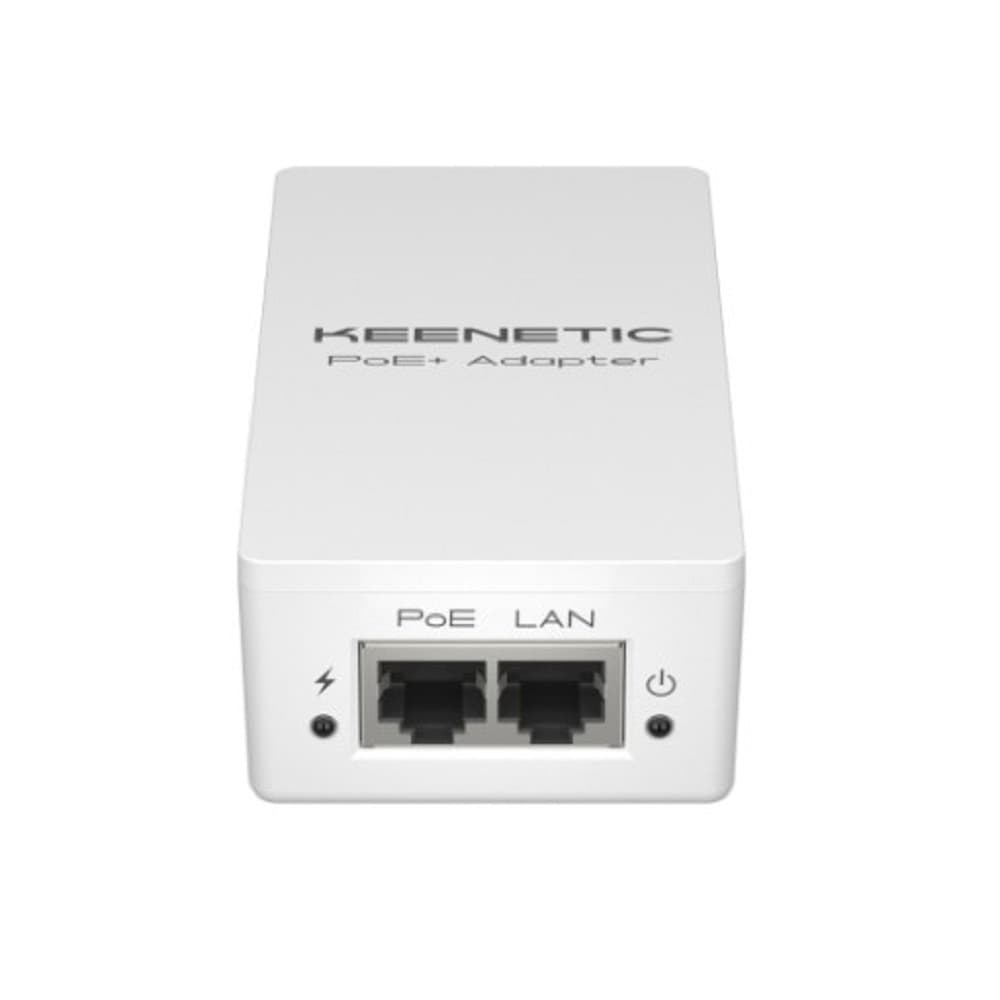 PoE-инжектор Keenetic PoE+ Adapter KN-4510 Гигабитный адаптер питания PoE+ мощностью 30 Вт