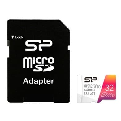 Micro SecureDigital 32GB Silicon Power SDHC Class10 SP032GBSTHBV1V20SP Elite + adapter