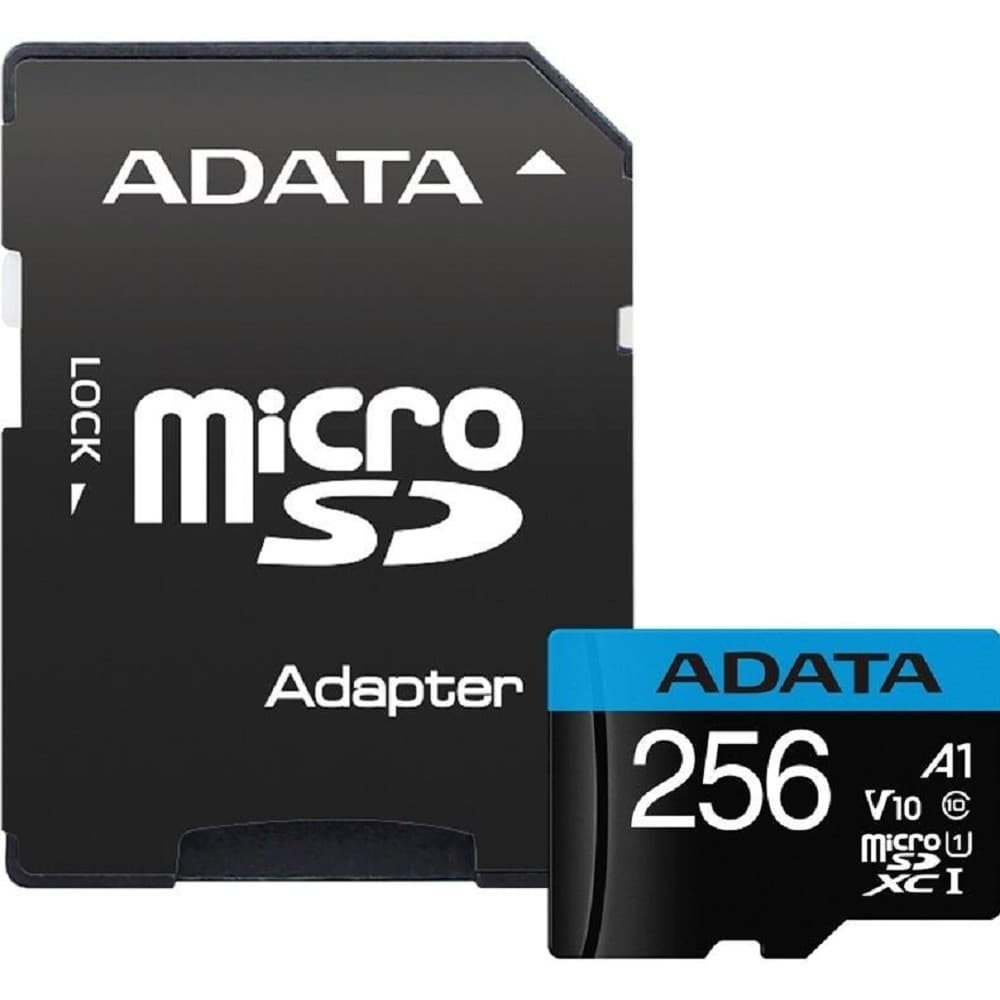 Micro SecureDigital 256Gb A-Data AUSDX256GUICL10A1-RA1
