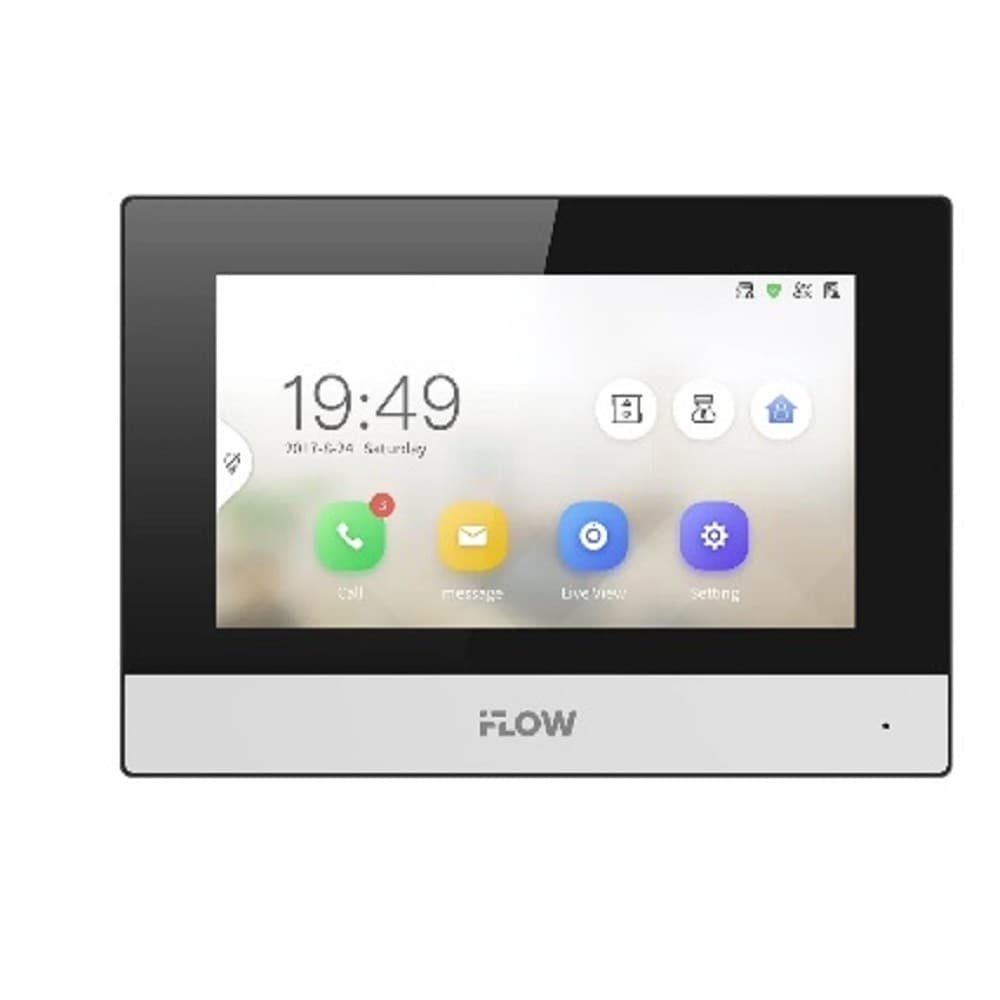 iFLOW F-VI-3442HPE1 7“ гибридный IP видеодомофон