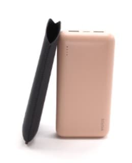 Мобильный аккумулятор Xiaomi ZMI 003M 20000mAh 2.1A QC 3xUSB персиковый (чехол в комплекте) (003M BEIGE RUS)