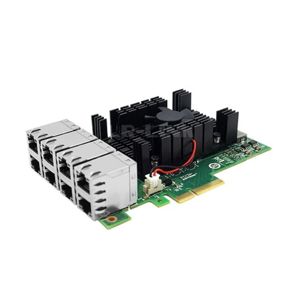 Сетевой адаптер Lr-Link LRES2008PT PCIe 2.1 x4, Intel i350, 8*RJ45 1G NIC Card, Dual Slot