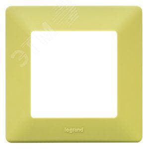 Legrand 754081 Valena LIFE. Рамка "Лайм". 1-постовая универсальная