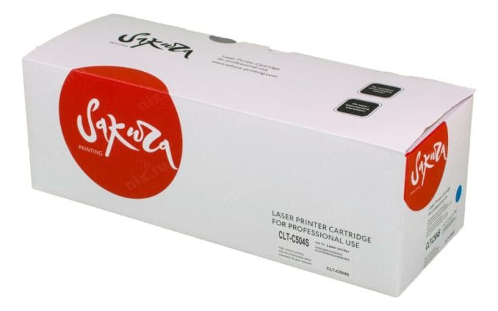 SACLTC504S Картридж SAKURA CLTC504S для Samsung CLP-415, CLX-4195, SL-C1810, SL-C1860, синий, 1800 к.