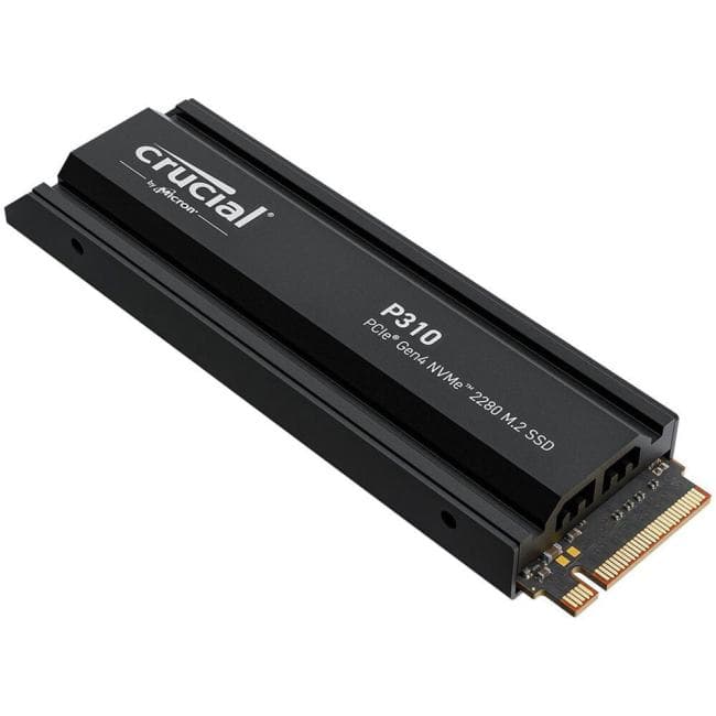 CT1000P310SSD5 SSD Crucial P310 1TB PCIe Gen4 NVMe 2280 M.2 SSD with heatsink CT1000P310SSD5