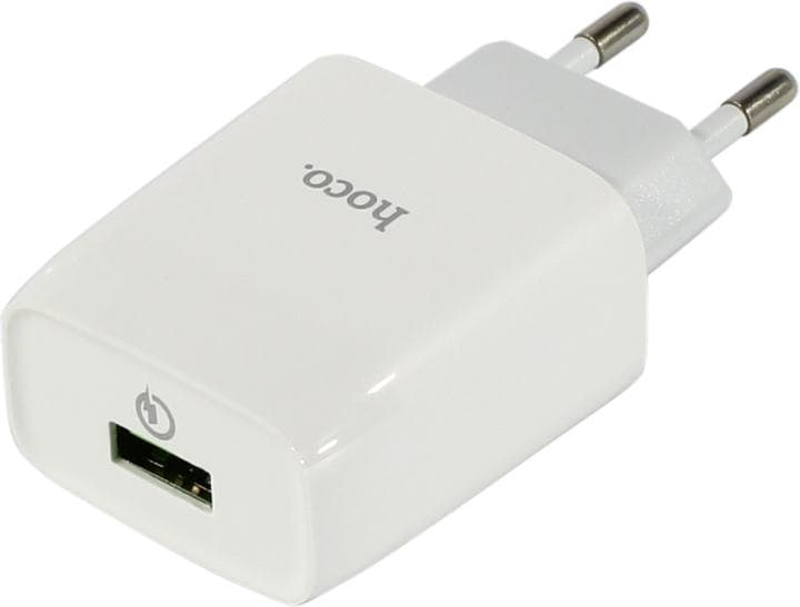 Hoco C72Q White <732514> Зарядное устройство USB (Вых. DC5/9V, 18W, USB)