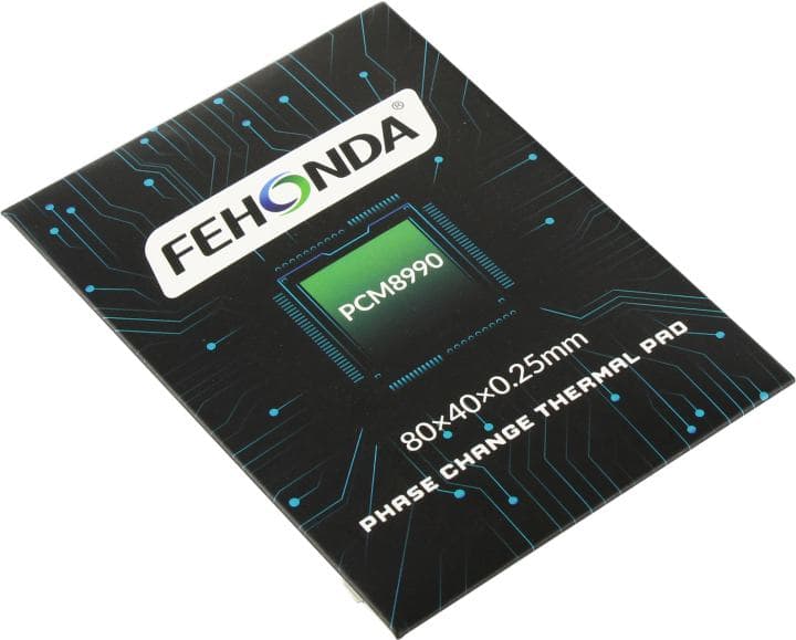 FEHONDA <FHND-PCM8990-80X40-0.25> Термоинтерфейс 80x40x0.25мм