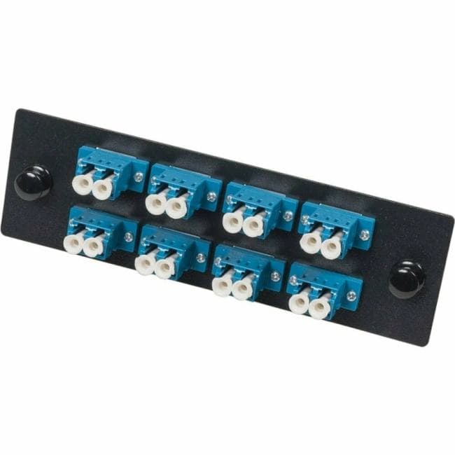 Панель Lanmaster LAN-APM-8xSC/OM2 адаптерная для кроссов LAN-FOBM с 8 симплексными адаптерами SC/OM2