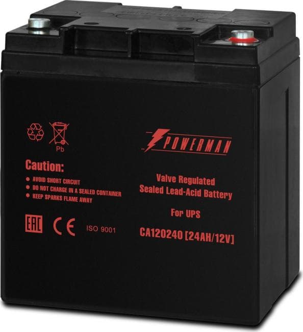 6114087 POWERMAN Battery 12V/24AH